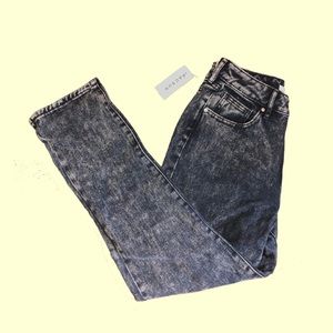 Pacsun Trippy Blue Mom Jeans NEW WITH TAGS